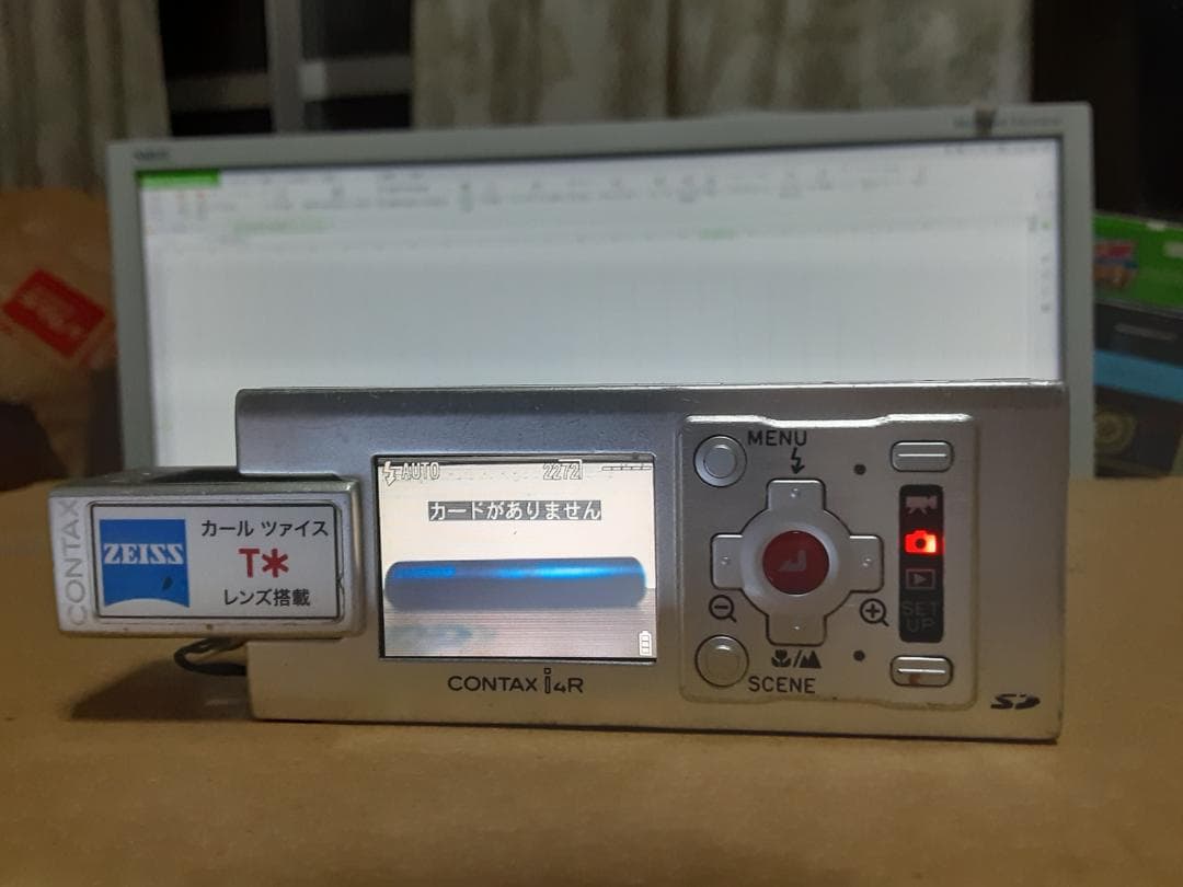 【新品バッテリー付】【希少品】CONTAX i4R シルバー コンタックス