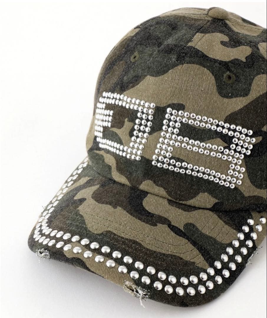 新品 BEEDEN STUDS DAMAGE CAP カモ 未開封品