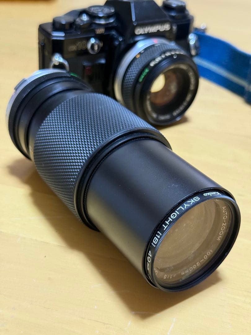 OLYMPUS オリンパス　OM10 一眼レフ　望遠セット　フィルムカメラ
