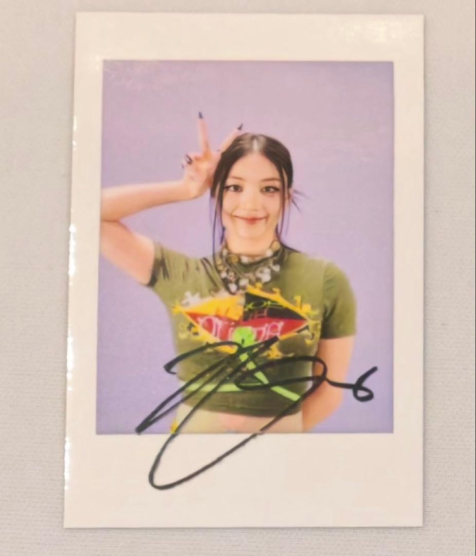 TWICE ジヒョ TEN 10周年 yizhiyu 当選限定 チェキトレカA