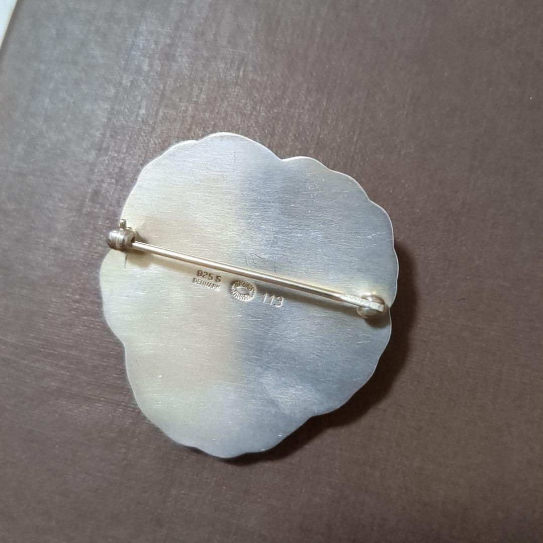 【美品】ヴィンテージ 廃盤 ジョージジェンセン 925S ブローチ #113