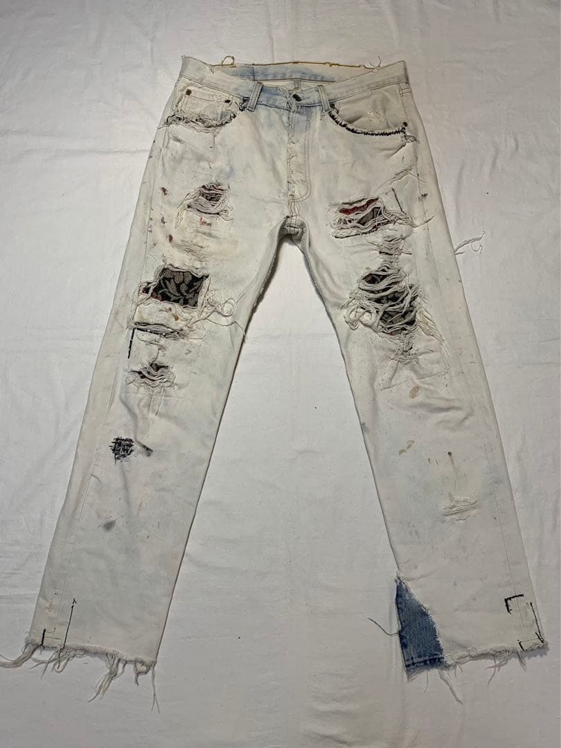 ニルヴァーナ patchwork boro design denim
