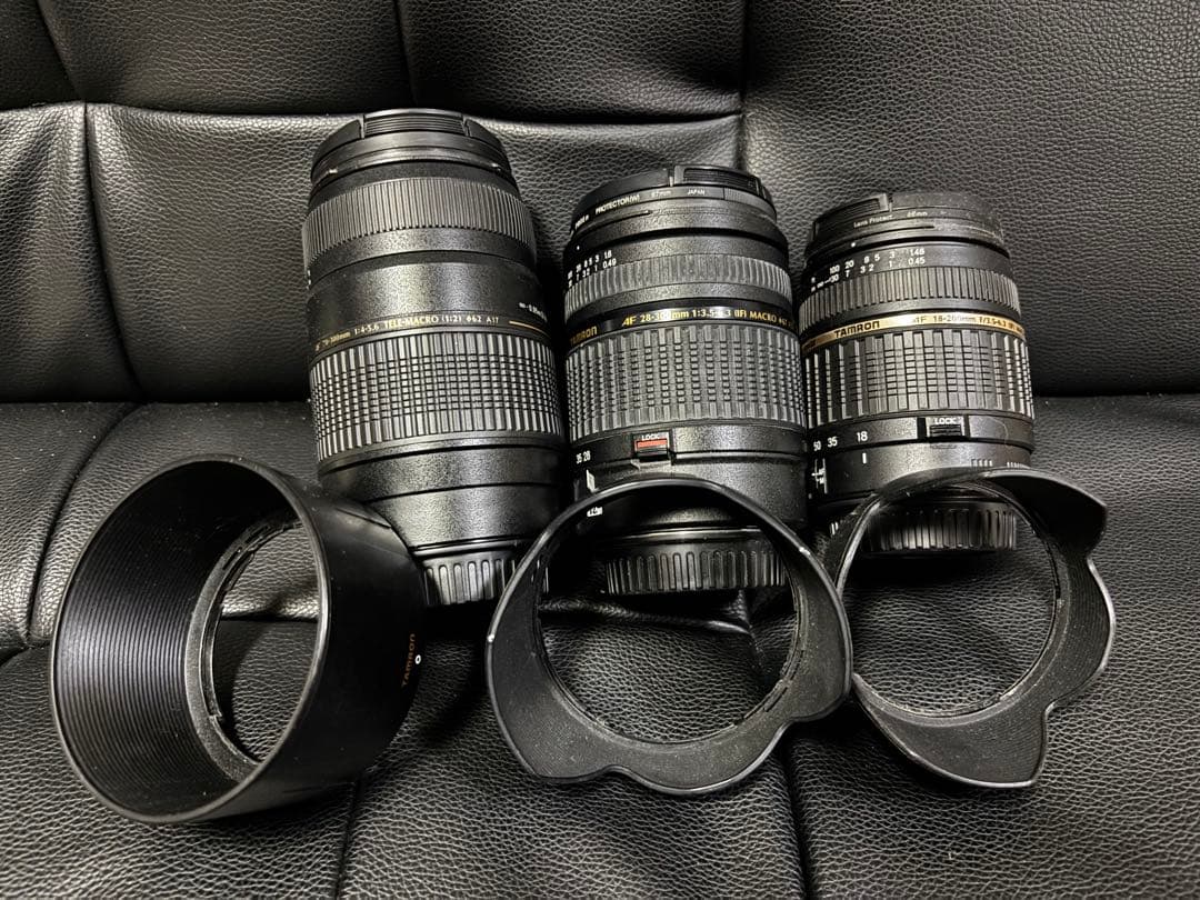 【ジャンク】TAMRON（Canon）レンズ３本セット