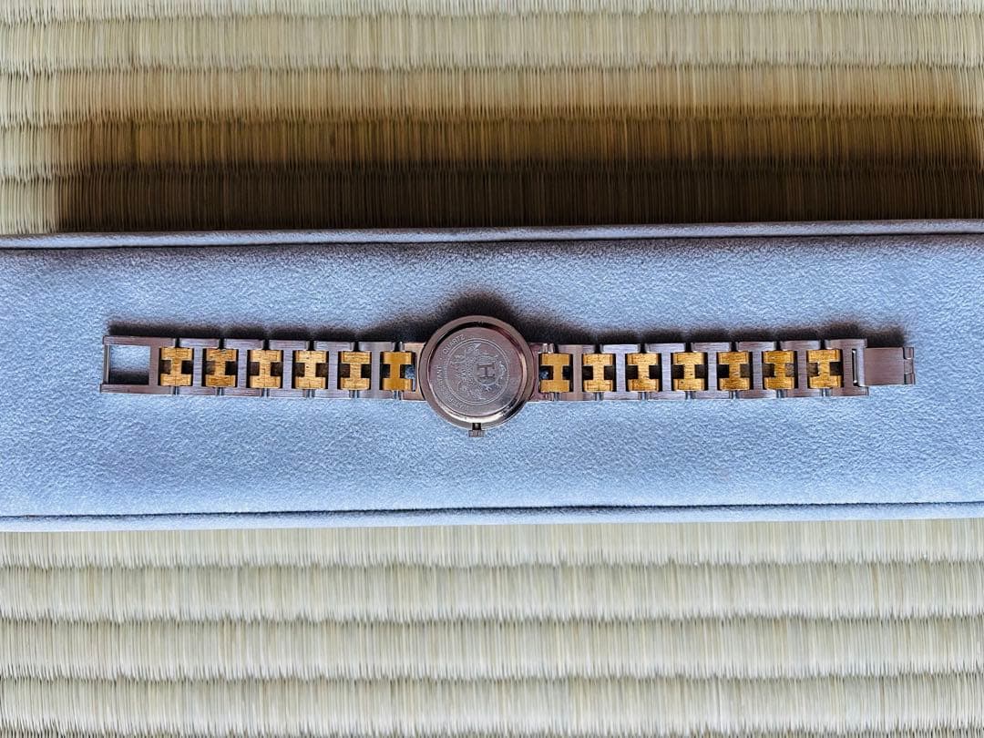 HERMES☆エルメス☆クリッパーコンビ☆クォーツ☆電池交換済み