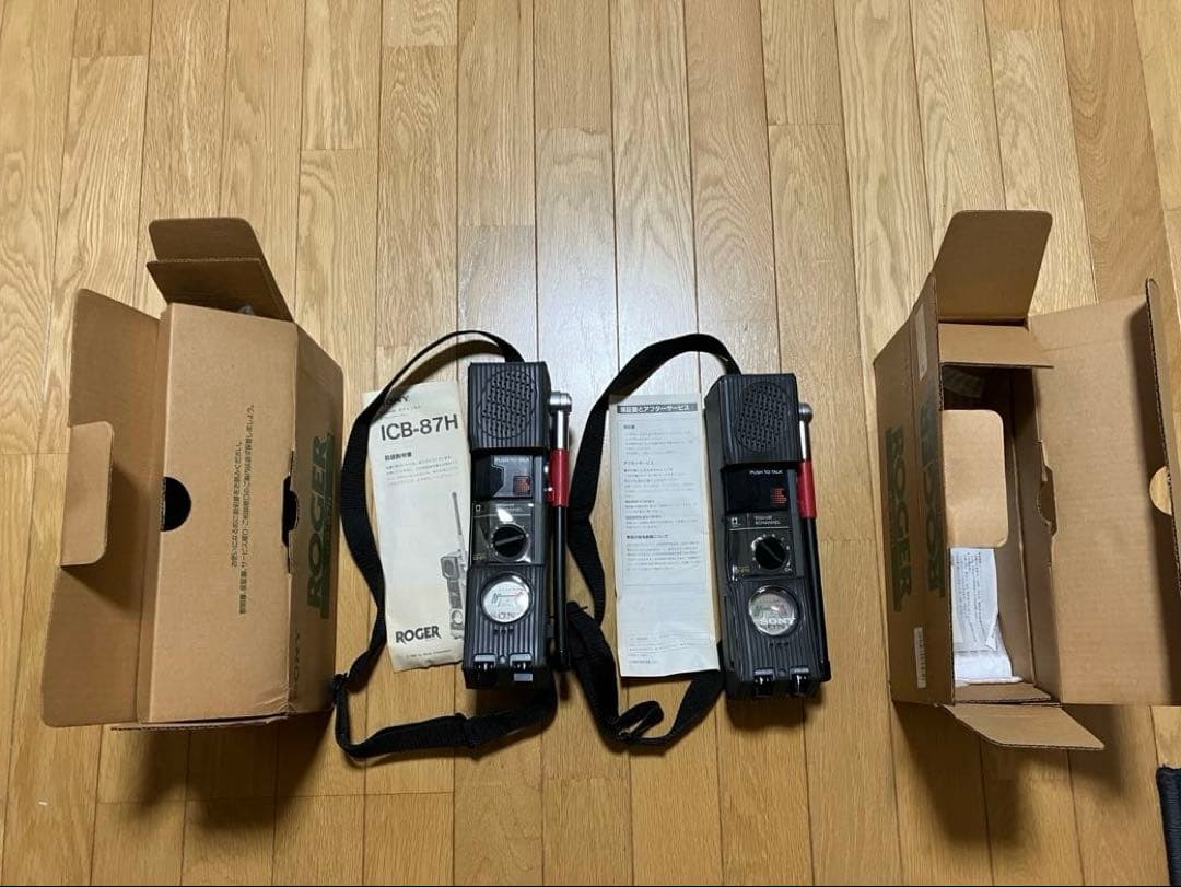 sony トランシーバーICB-87H 2ケセット