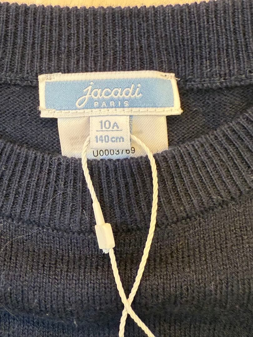 【新品タグ付き】　ジャカディ　ワンピース ネイビー　　　140cm 10A