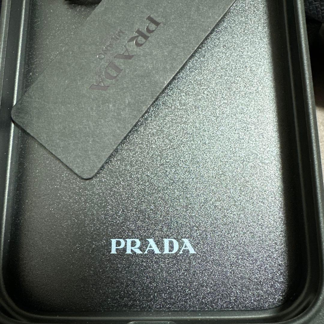 ほぼ未使用品 PRADA iPhone14 Pro Max ケース(ストラップ無