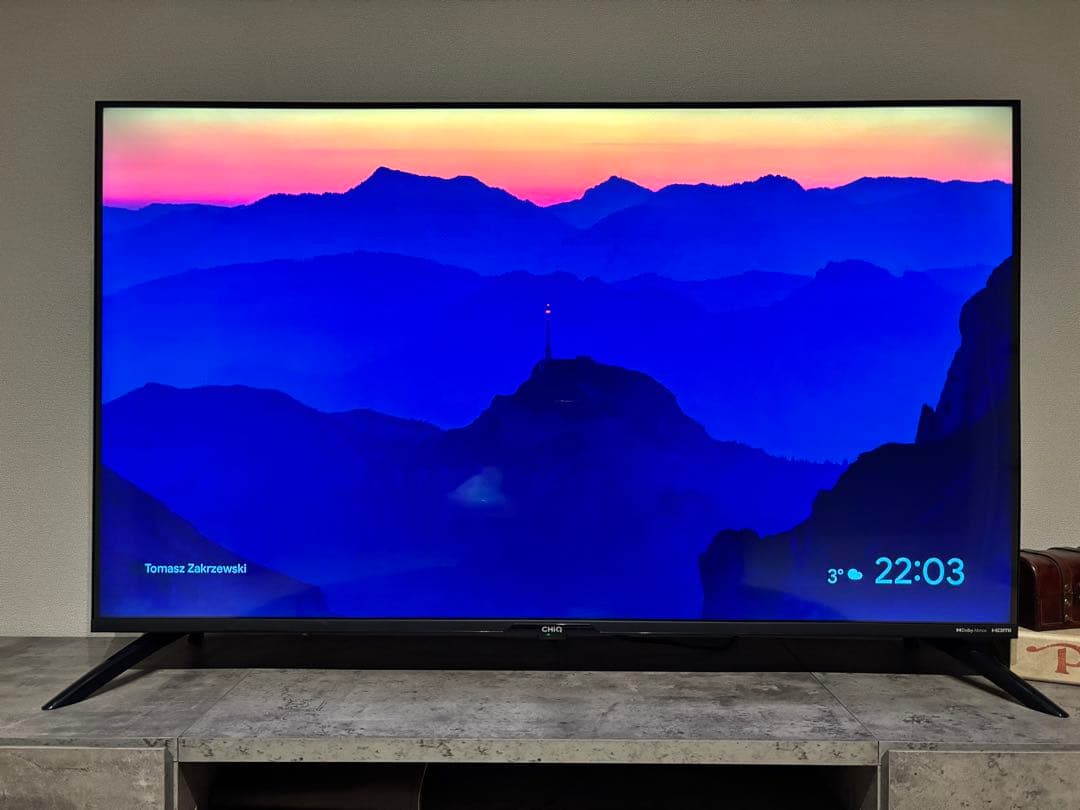 -本日値下げ-【美品】CHIQ 50インチ スマートテレビ JU56G7E6