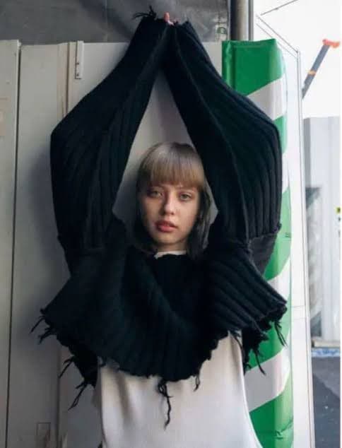 PERVERZE パーバーズ Crash Knit クラッシュ ニット 短丈