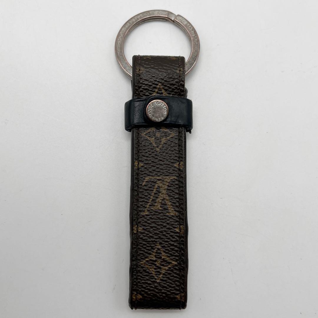ルイヴィトン モノグラム×レザー LVドラゴンヌ キーリング キーホルダー