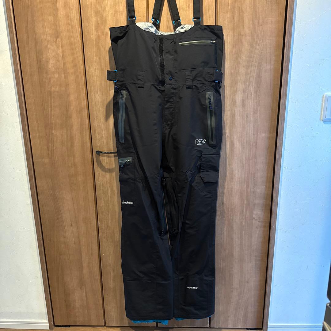 REW THE REALITY BIB PANTS XL ブラック
