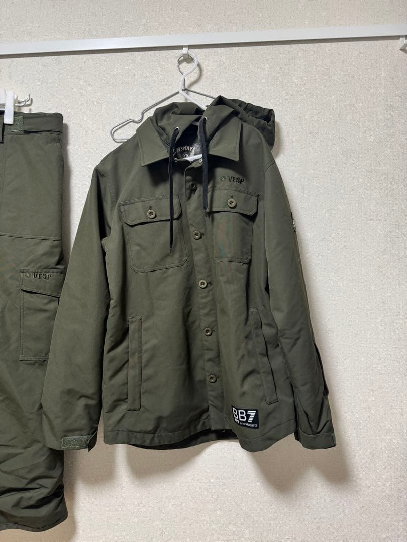 VESPA BB7 ツーワイシャツジャケット&カーゴパンツセット