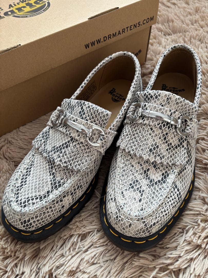 ドクターマーチン パイソン柄 ローファー 39