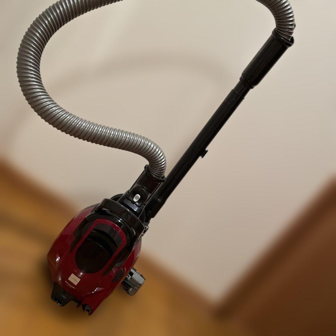 《2023年製》SHARP キャニスター掃除機 赤