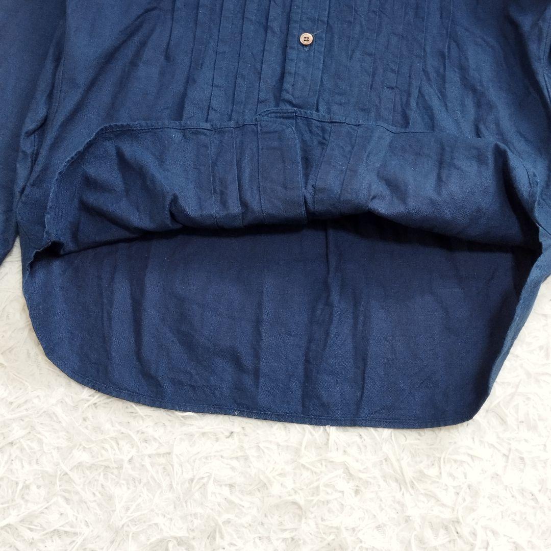 17272✨45R 現行 オックスフォードの908タックシャツ インディゴ