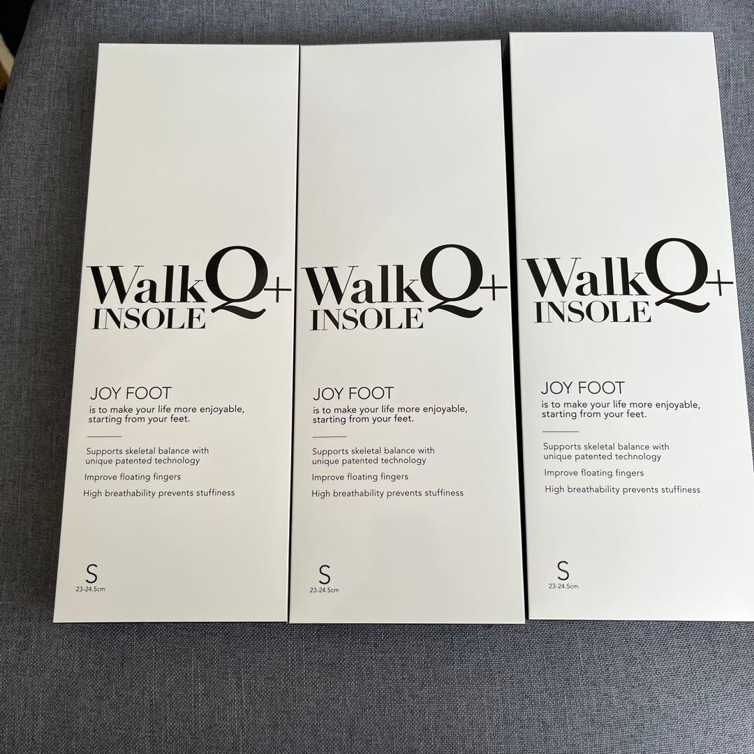WalkQ+ INSOLE ウォーキュットインソール Sサイズ 3箱セット
