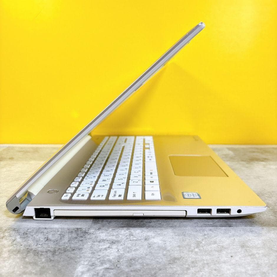 メモリ16GB✨快適SSD✨おしゃれゴールド❣カメラ 薄型 フルHD Win11