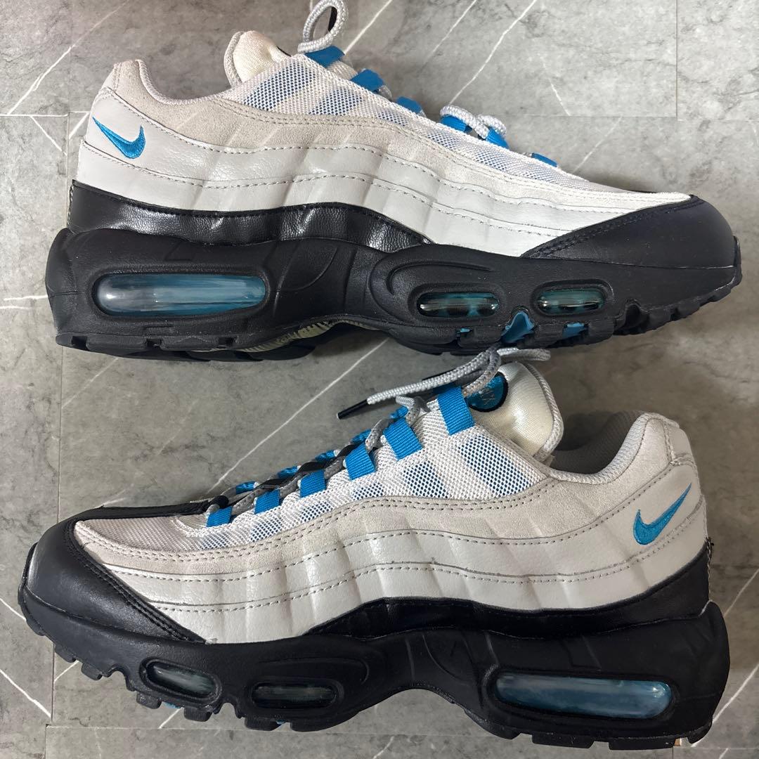 NIKEエアマックス95レザーブルー