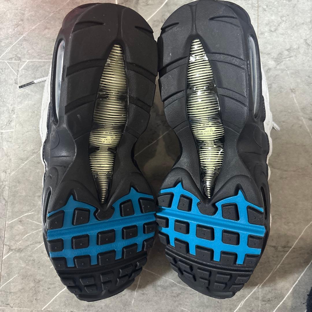 NIKEエアマックス95レザーブルー