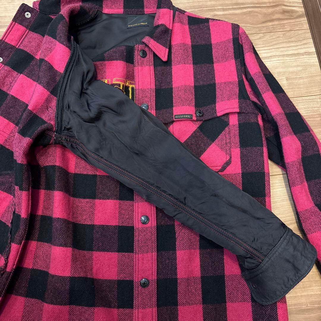 【美品】HYSTERIC GLAMOUR チェック柄ジャケット サイズM