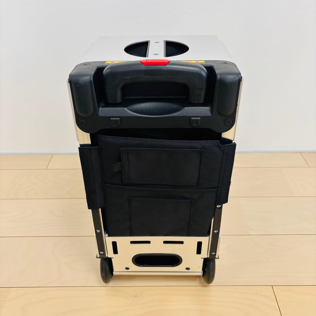 【美品】ZUCA キャリーバッグ フレーム付き ポーチ等付属　アルミフレーム