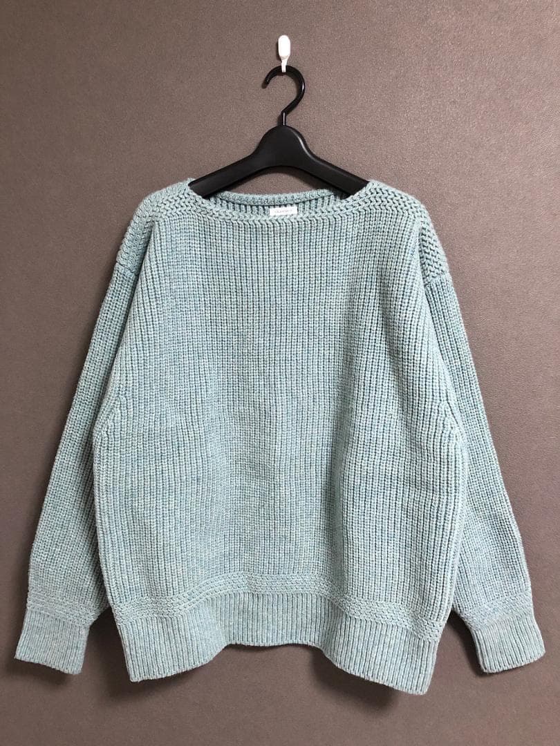 新品 SOLARIS&Co. CHUNKY BOAT NECK KNIT ニット