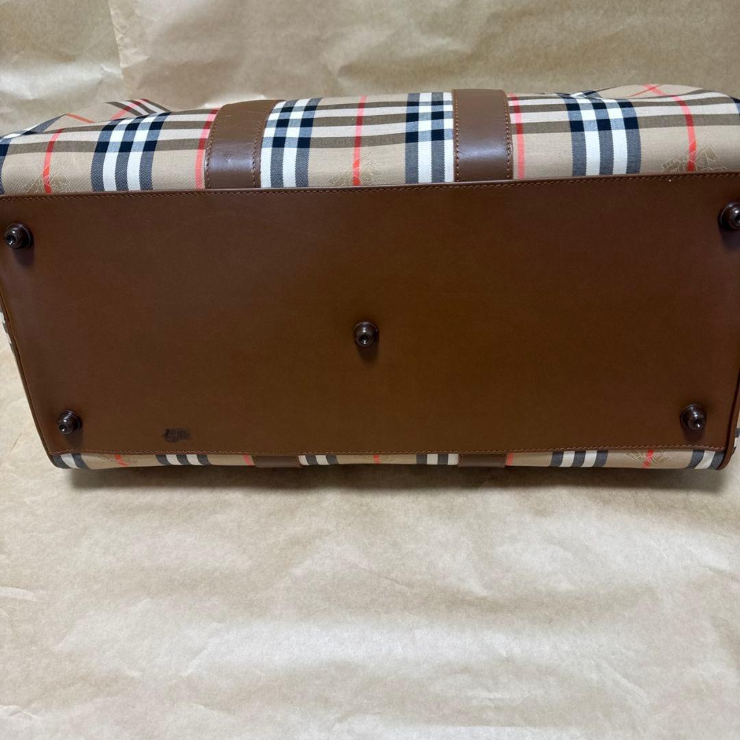 ✨希少✨ バーバリー ボストンバッグ 月桂樹 ノバチェック シャドーホース