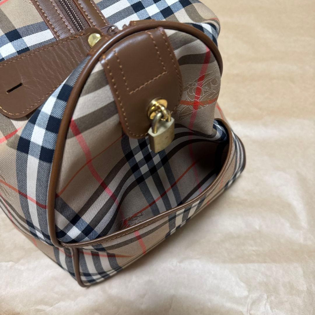 ✨希少✨ バーバリー ボストンバッグ 月桂樹 ノバチェック シャドーホース