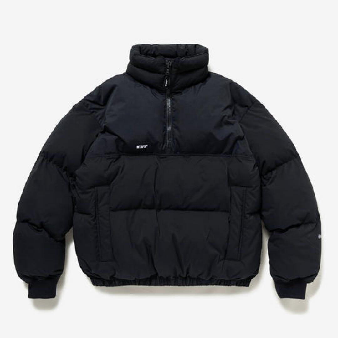 【美品・L】WTAPS TTL PULLOVER JACKET BLACK 黒