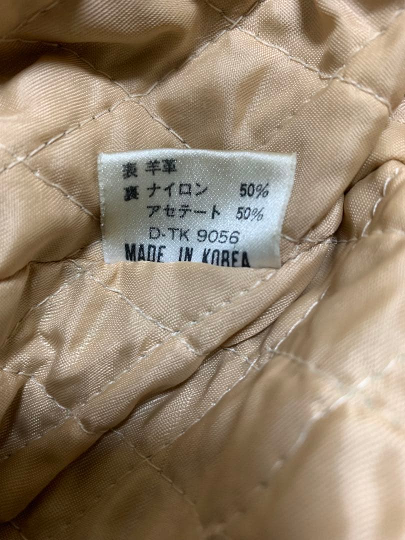 L相当 AVIREX レザー ジャケット メンズ ブラウン