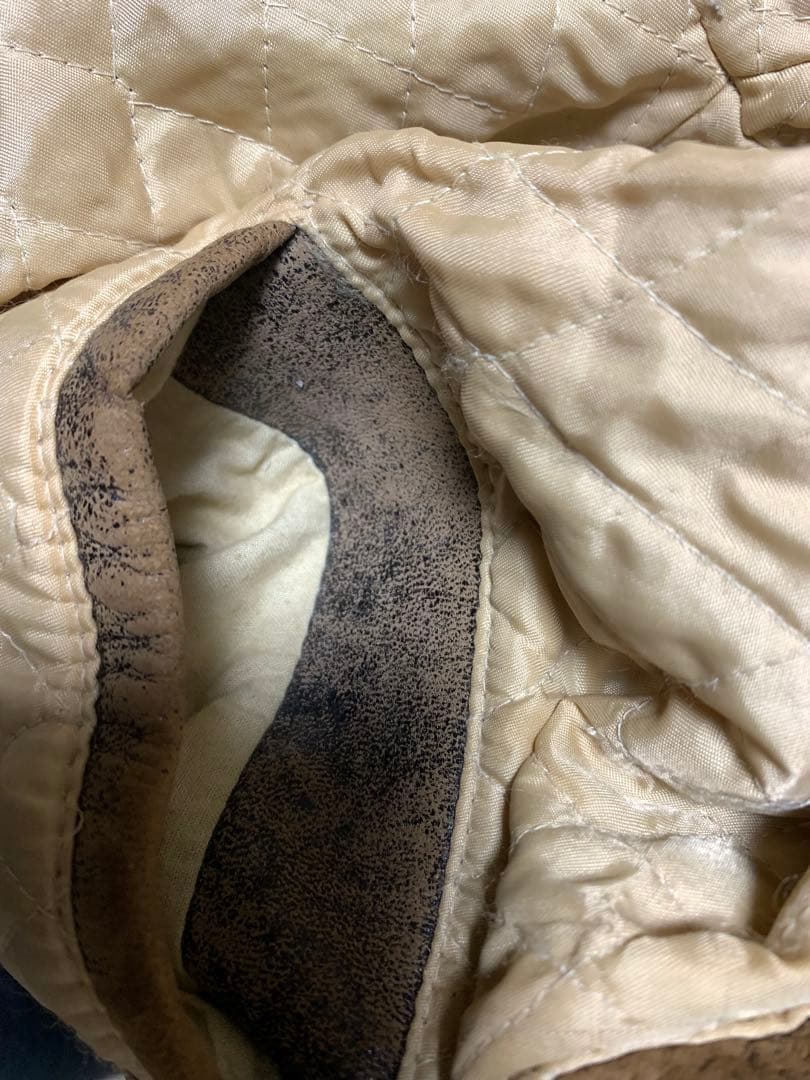 L相当 AVIREX レザー ジャケット メンズ ブラウン