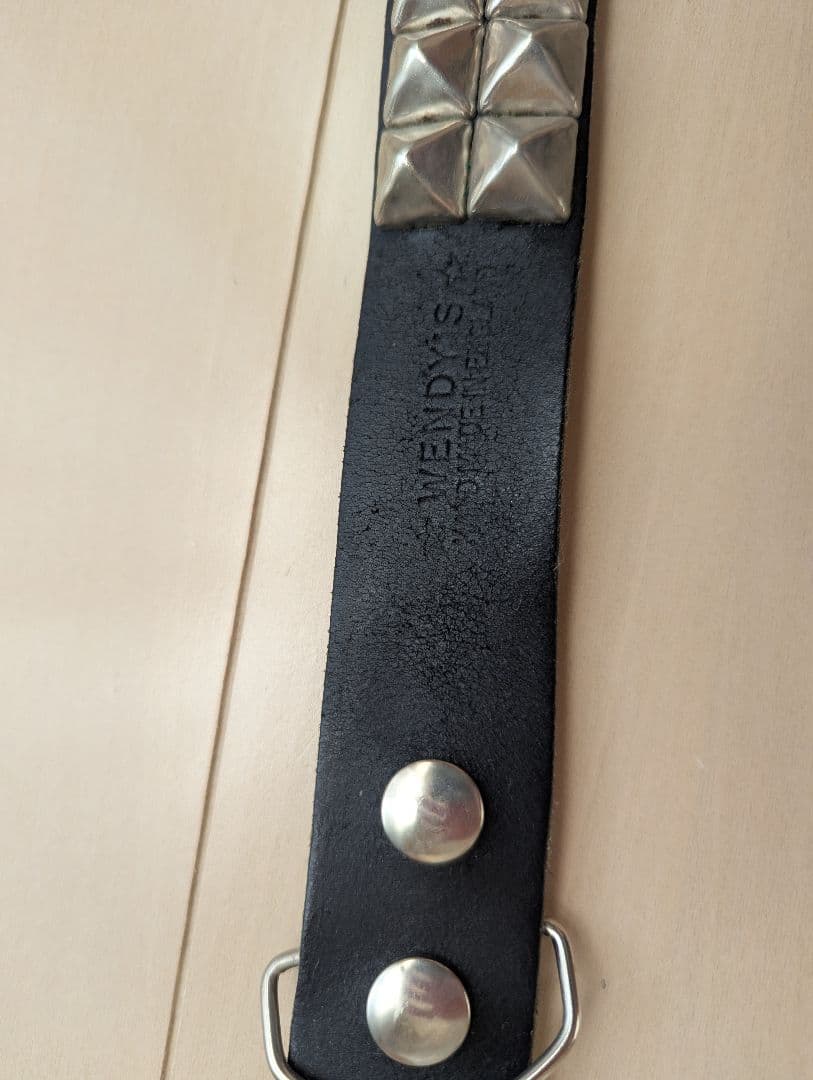 wendy's 2連　スタッズベルト