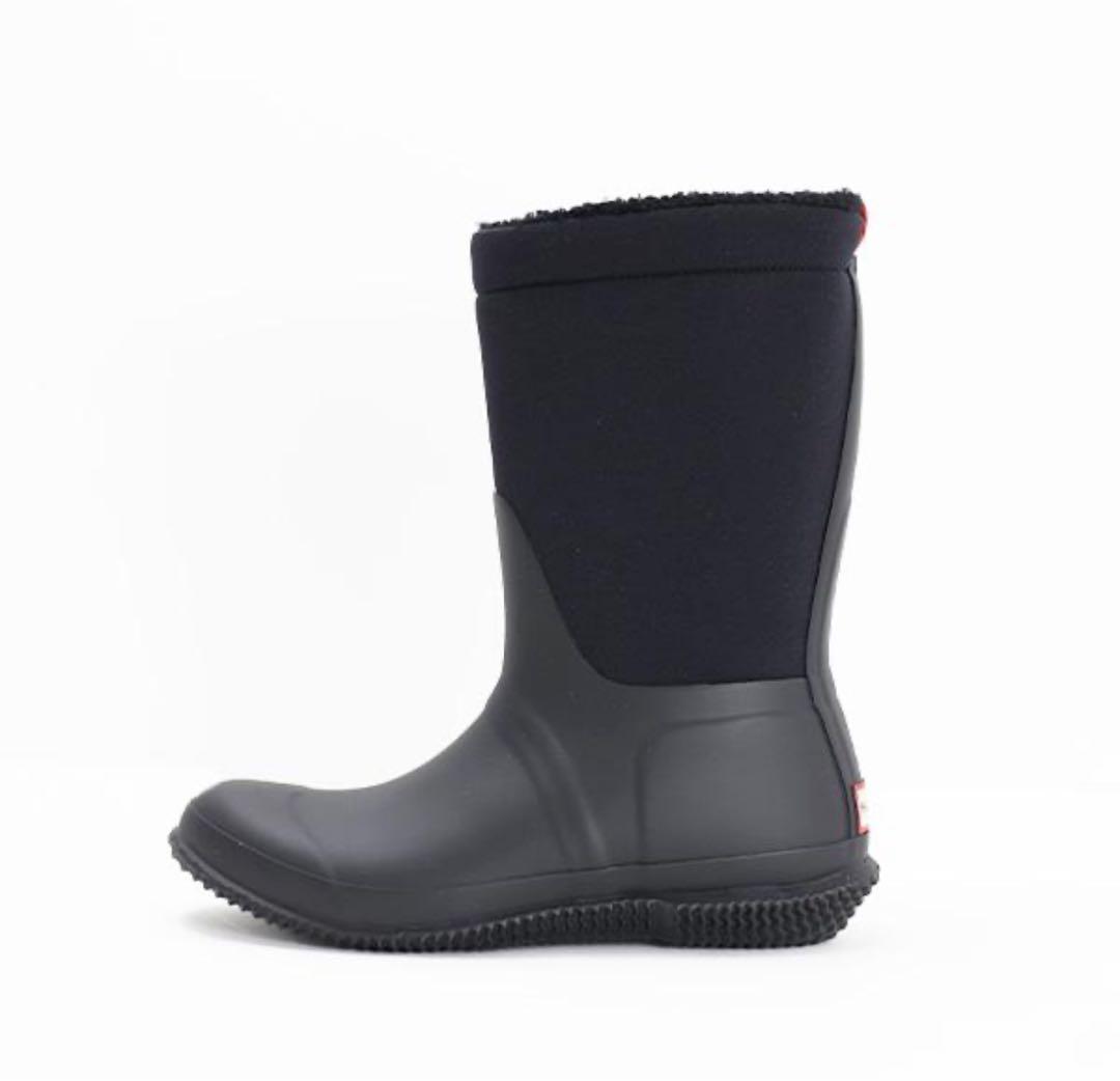 HUNTER ハンターシェルパ ブーツ 長靴　完全防水　黒　UK5 24