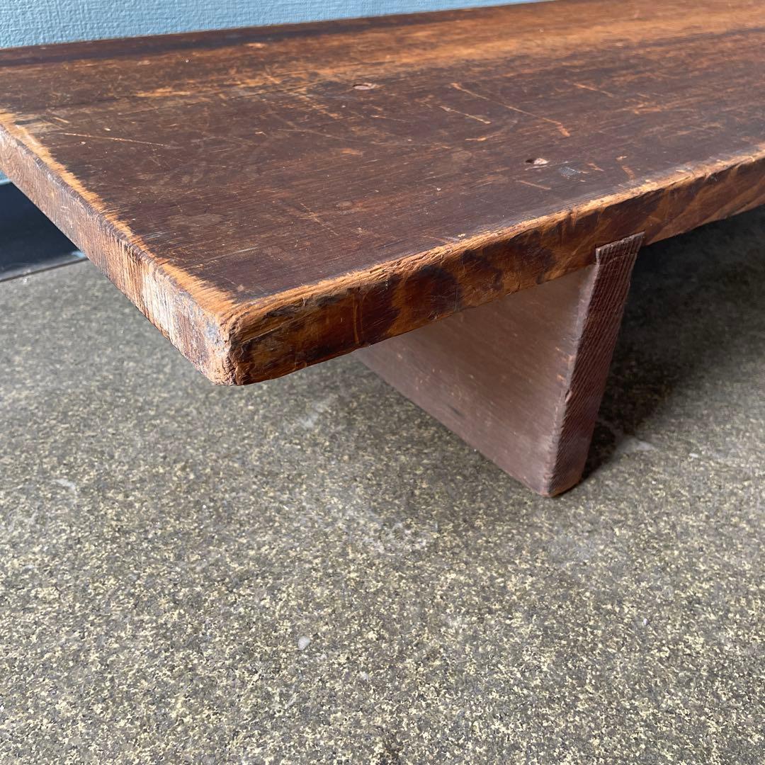 古道具　長机　展示台　テレビ台　飾り棚　ローテーブル　無垢材　アンティーク