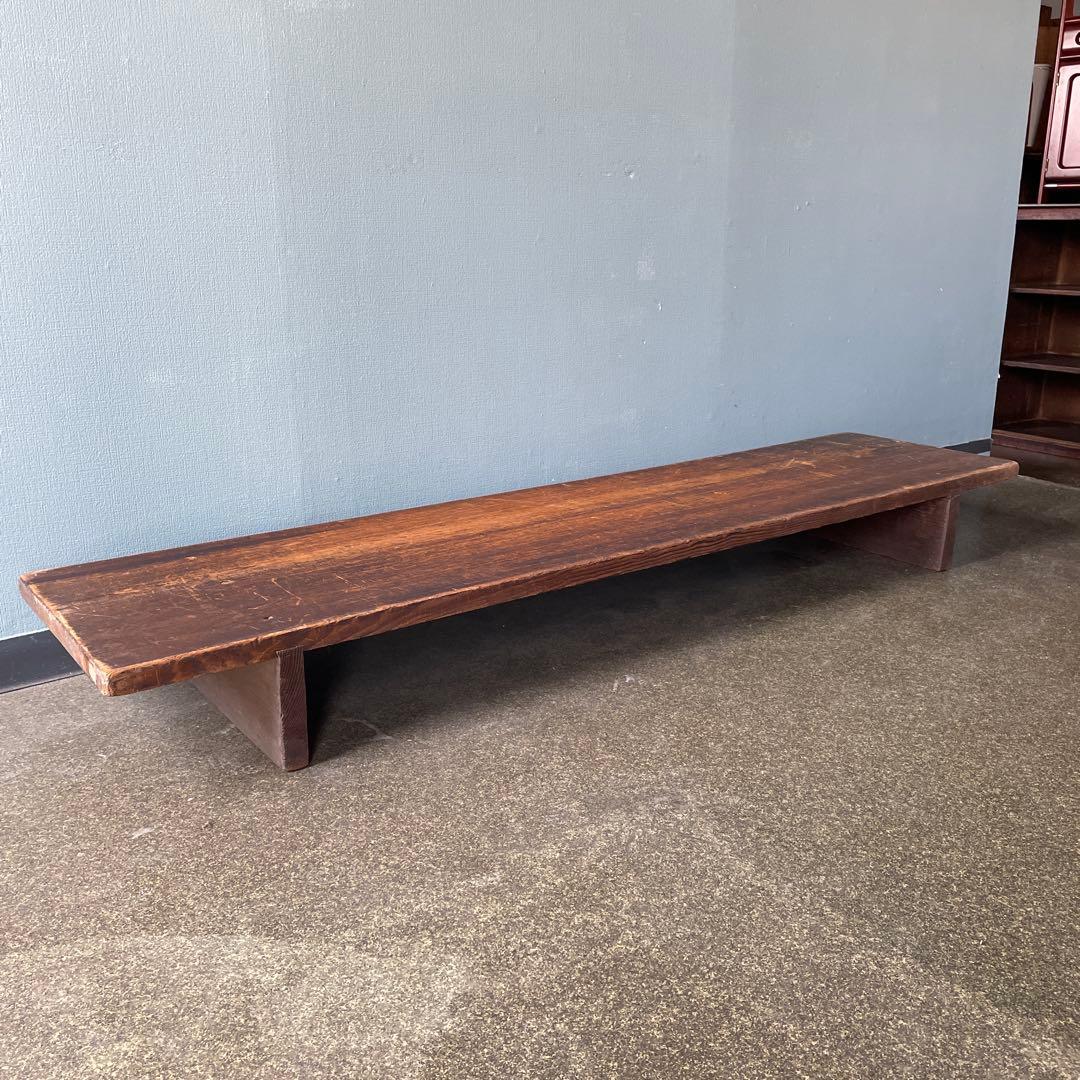 古道具　長机　展示台　テレビ台　飾り棚　ローテーブル　無垢材　アンティーク