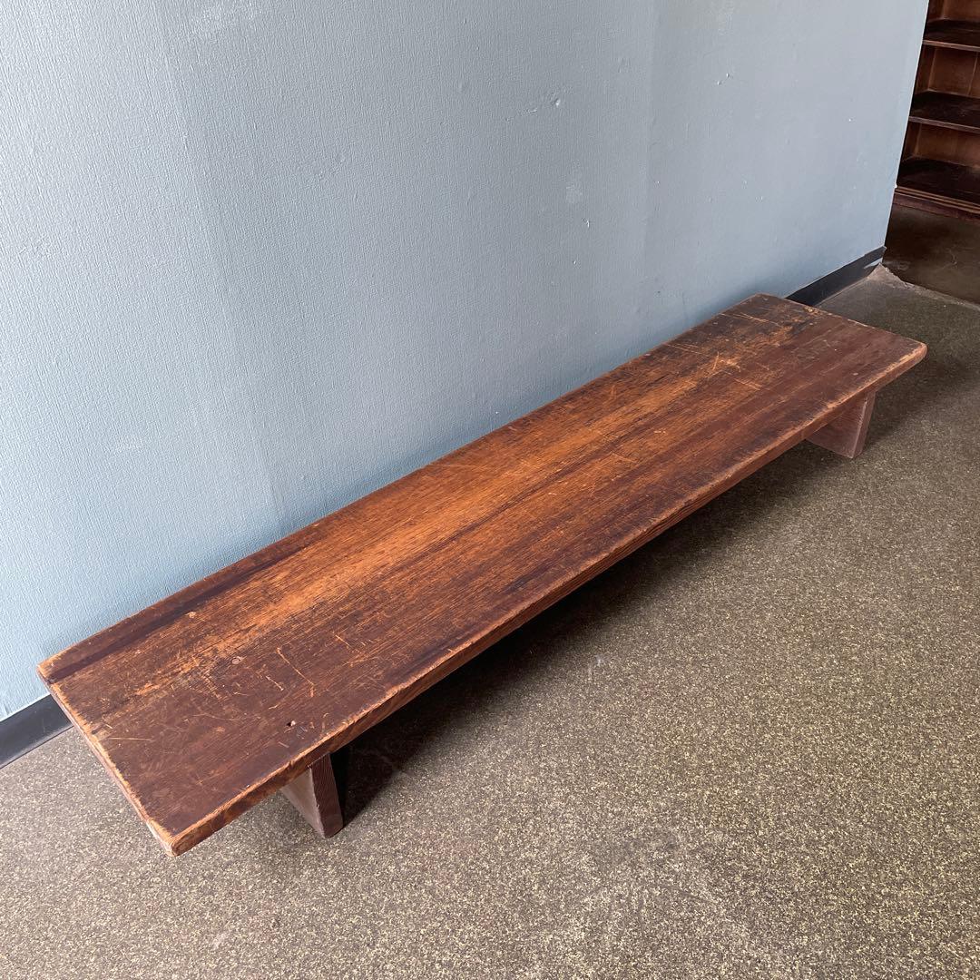 古道具　長机　展示台　テレビ台　飾り棚　ローテーブル　無垢材　アンティーク