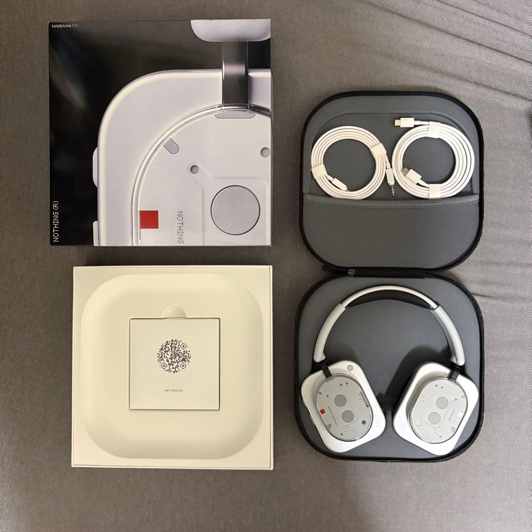 極美品 NOTHINGS Wireless Headphones ホワイト