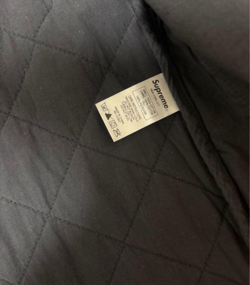 ジャケット・アウター SUPREME Quilted plaid zip up shirt