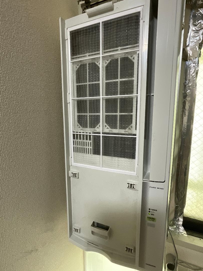 みる【中古動作品】CORONA CW-1621 窓用エアコン ホワイト