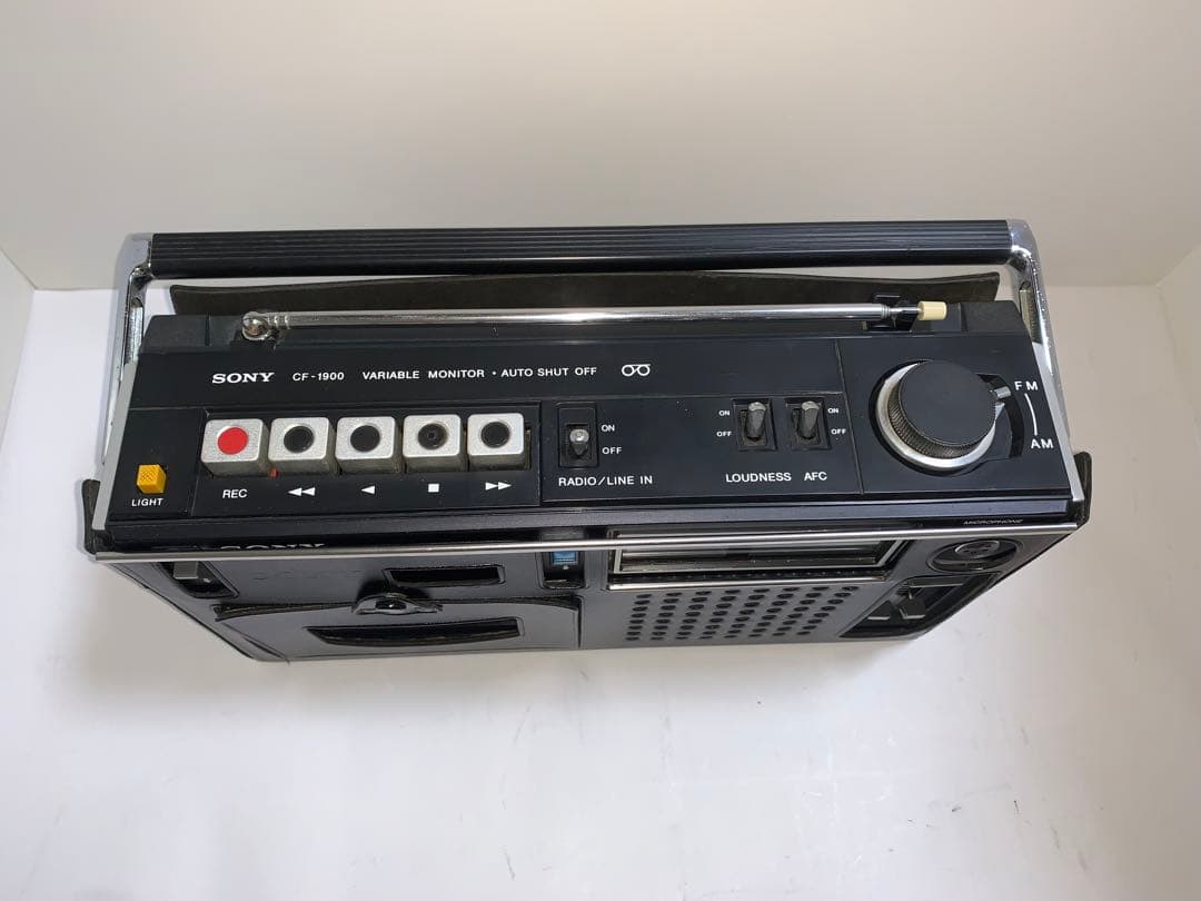 SONY ソニー CF-1900 ラジカセ　ラジオ　レトロ 美品動作品