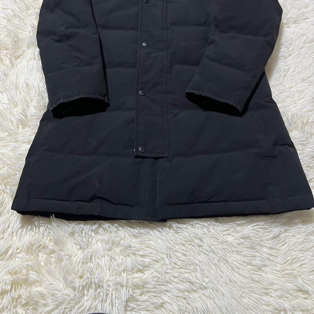 【美品】ダントンDANTONタッサーダウンファーロングコート ブラック 36