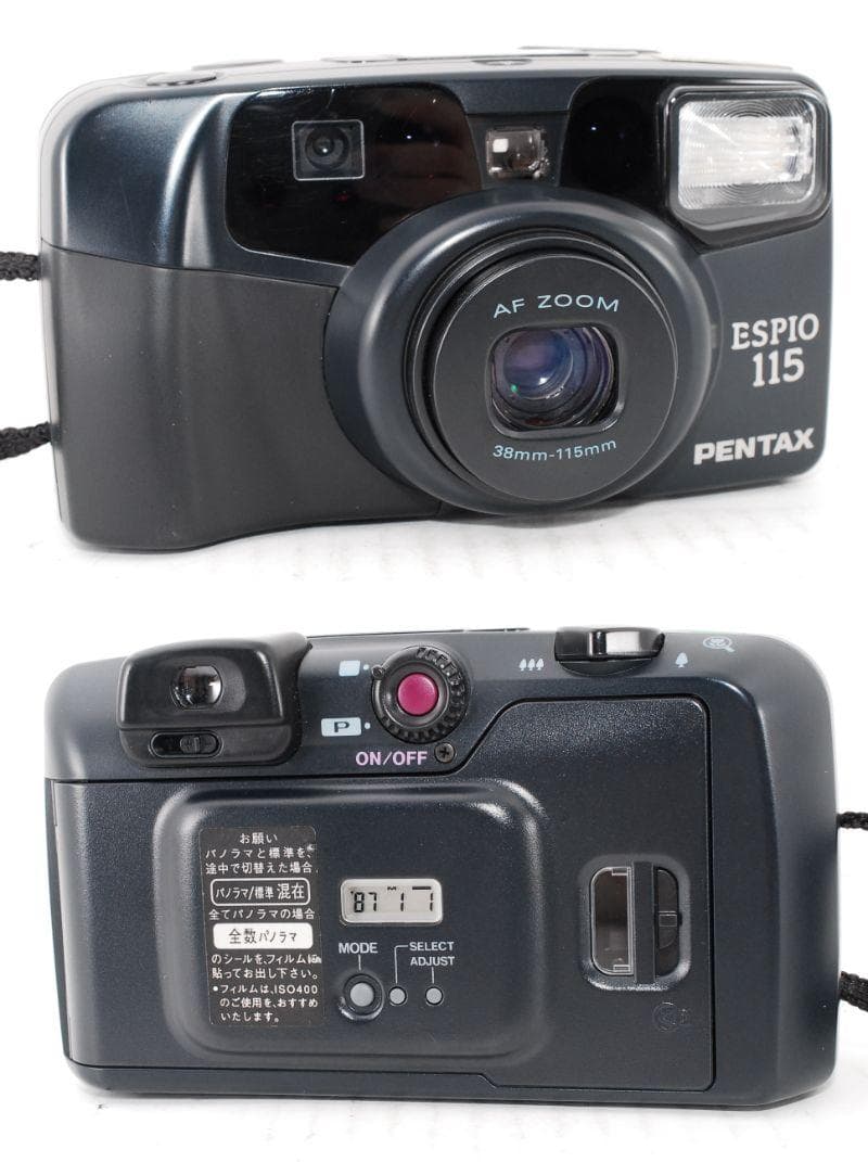 動作良好◇PENTAX◇ESPIO 115◇コンパクトフィルムカメラ◇清掃済み
