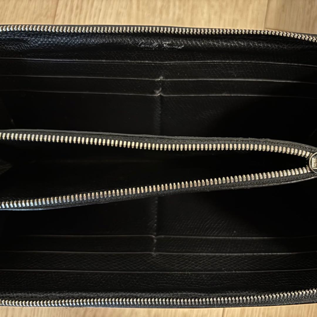 カミーユフォルネ ラウンドジップウォレット 長財布 ヴォーグレネレザー