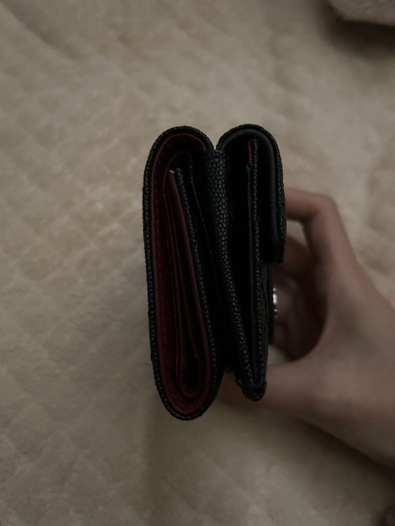 新品未使用CHANEL マトラッセ 三つ折り財布 スモールウォレット