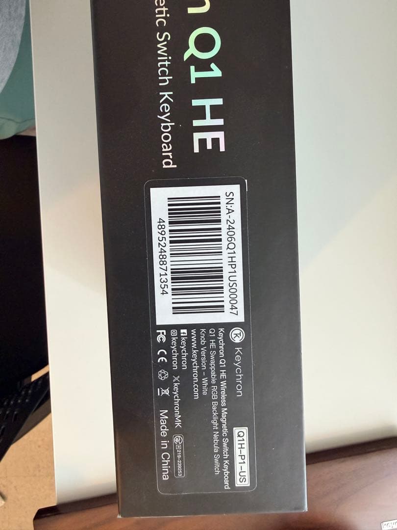 Keychron Q1 HE ワイヤレスキーボード パームレスト付