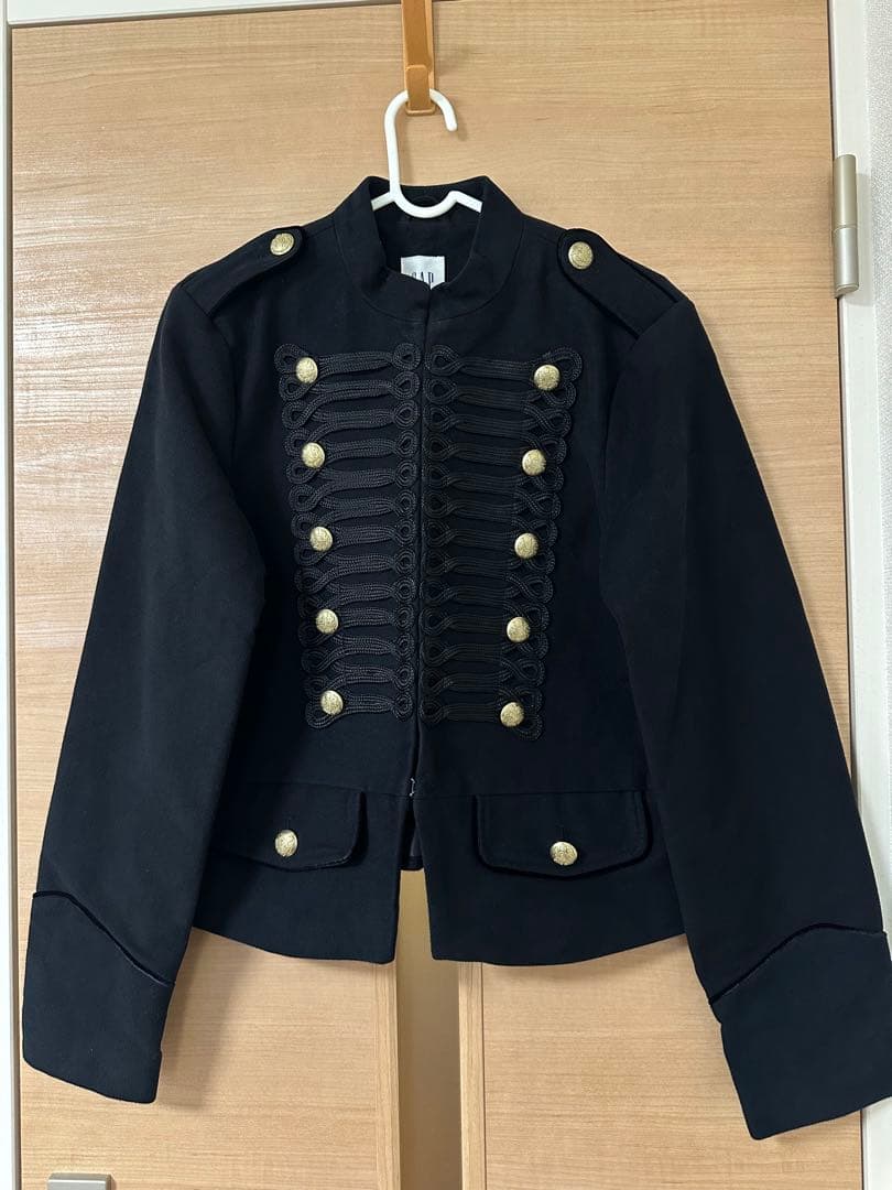 人気デザイン✨GAP ギャップ ナポレオンジャケット　金ボタン　ブラック　L