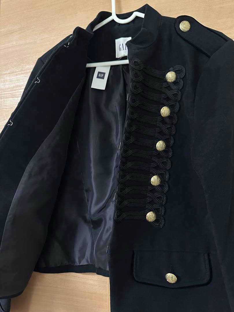 人気デザイン✨GAP ギャップ ナポレオンジャケット　金ボタン　ブラック　L