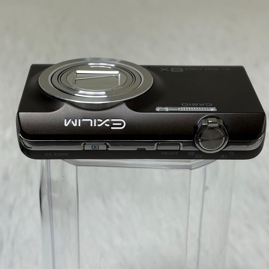 CASIO カメラ　EX-Z3000 バッテリー　ブラウン コンデジ　動作品