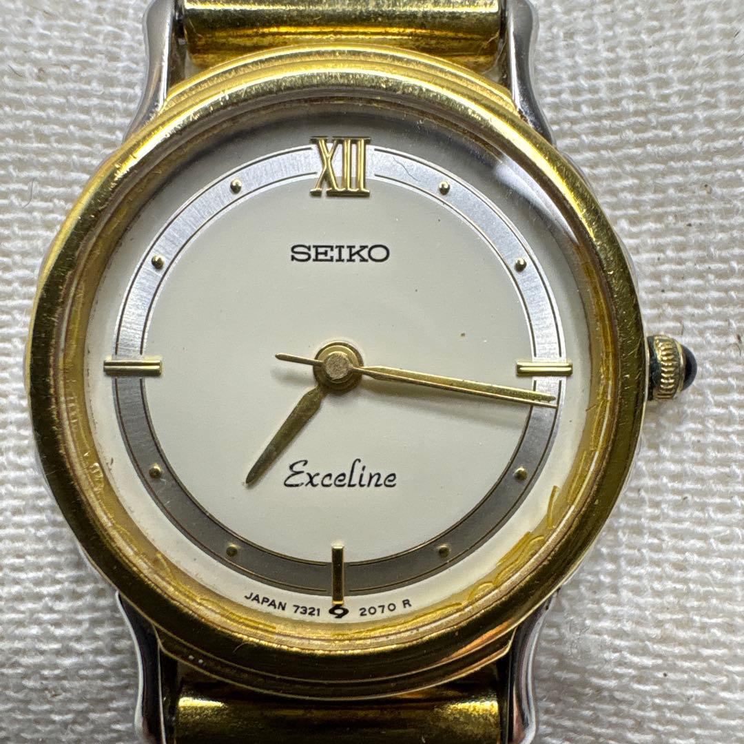 M*i様 SEIKO Exceline 腕時計(クォーツ) ゴールド/シルバー