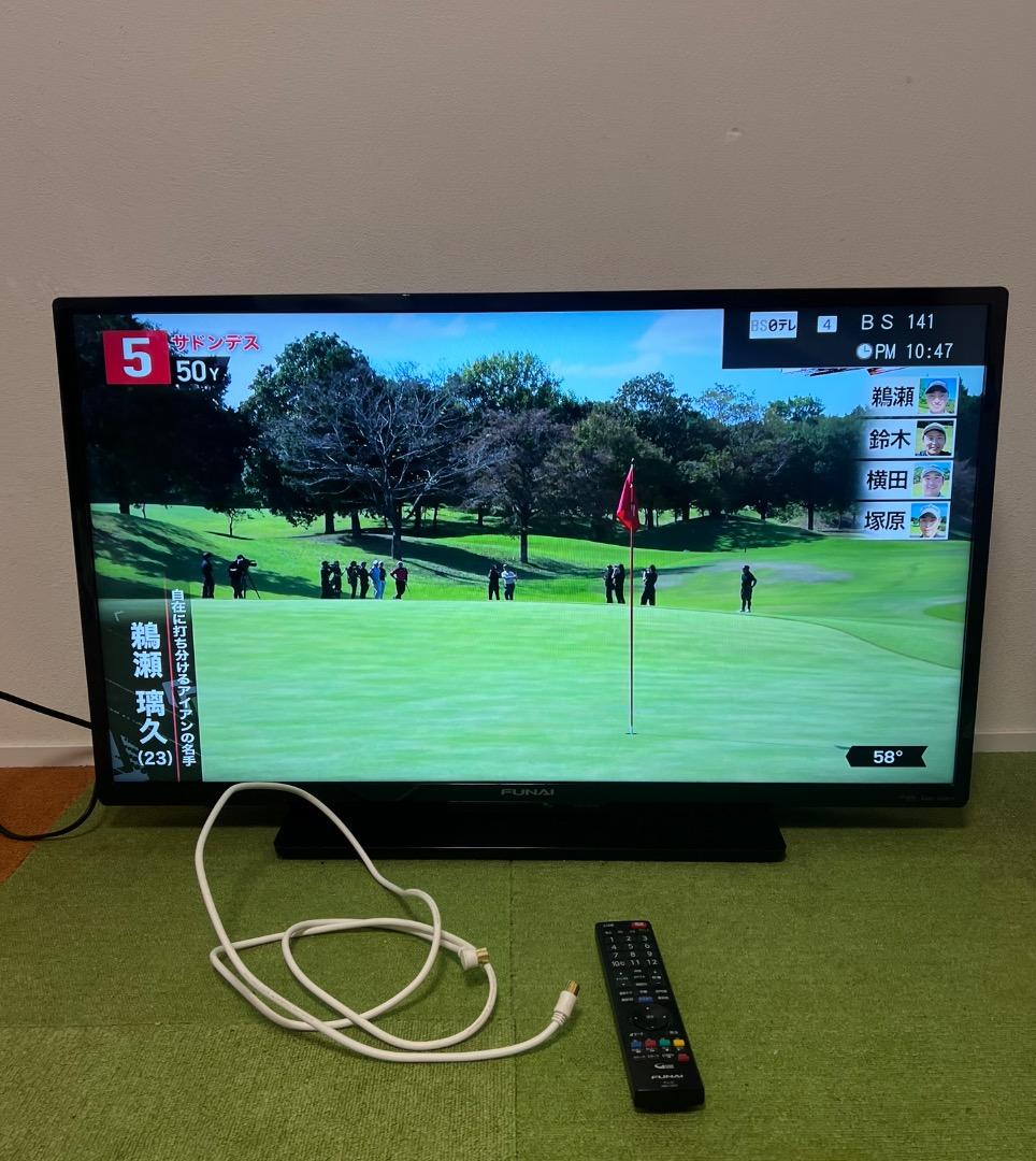 FUNAI すぐ録画可能 テレビ 40V型 録画機能搭載